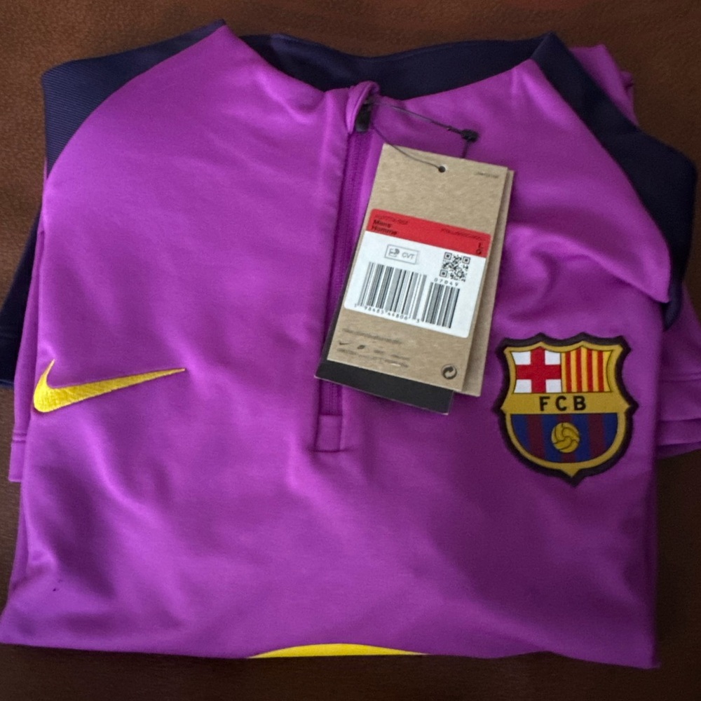 Men’s Nike FC Barcelona Official Training Top Strike Dri-Fit - Picture 2 of 7